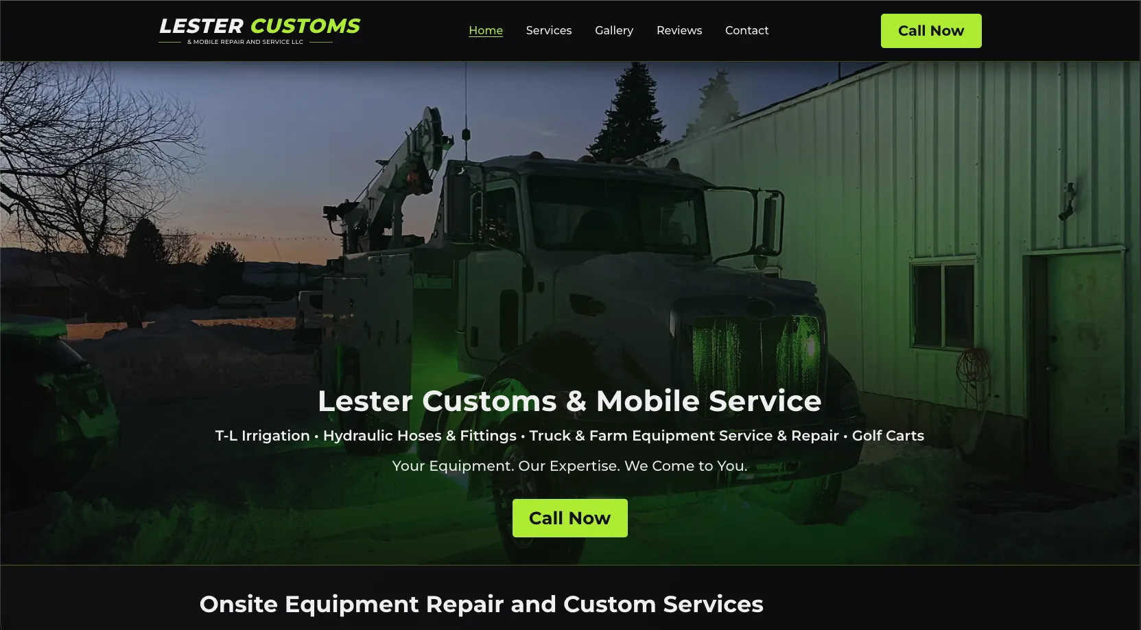 Lester Customs website